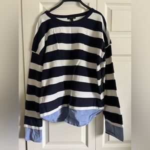 J.Crew Striped Sweater Shirt
